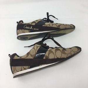 Coach Hadley Sneakers size 8 signature print
